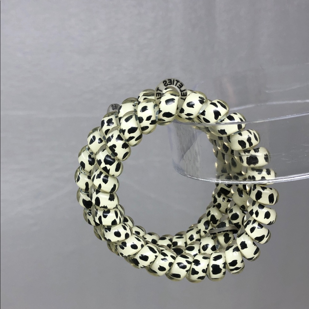 teletie Spiral Coil Hair Ties - Set of 3 Animal Print